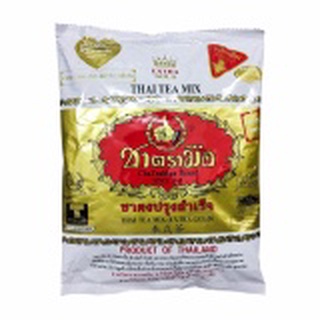 NUMBER ONE BRAND Thai Tea Mix (Extra Gold) ชาผงปรุงสำเร็จตรามือ สำหรับชงชา ชานม ชาไข่มุก ชาชัก ชามะนาว (บรรจุ 400กรัม)