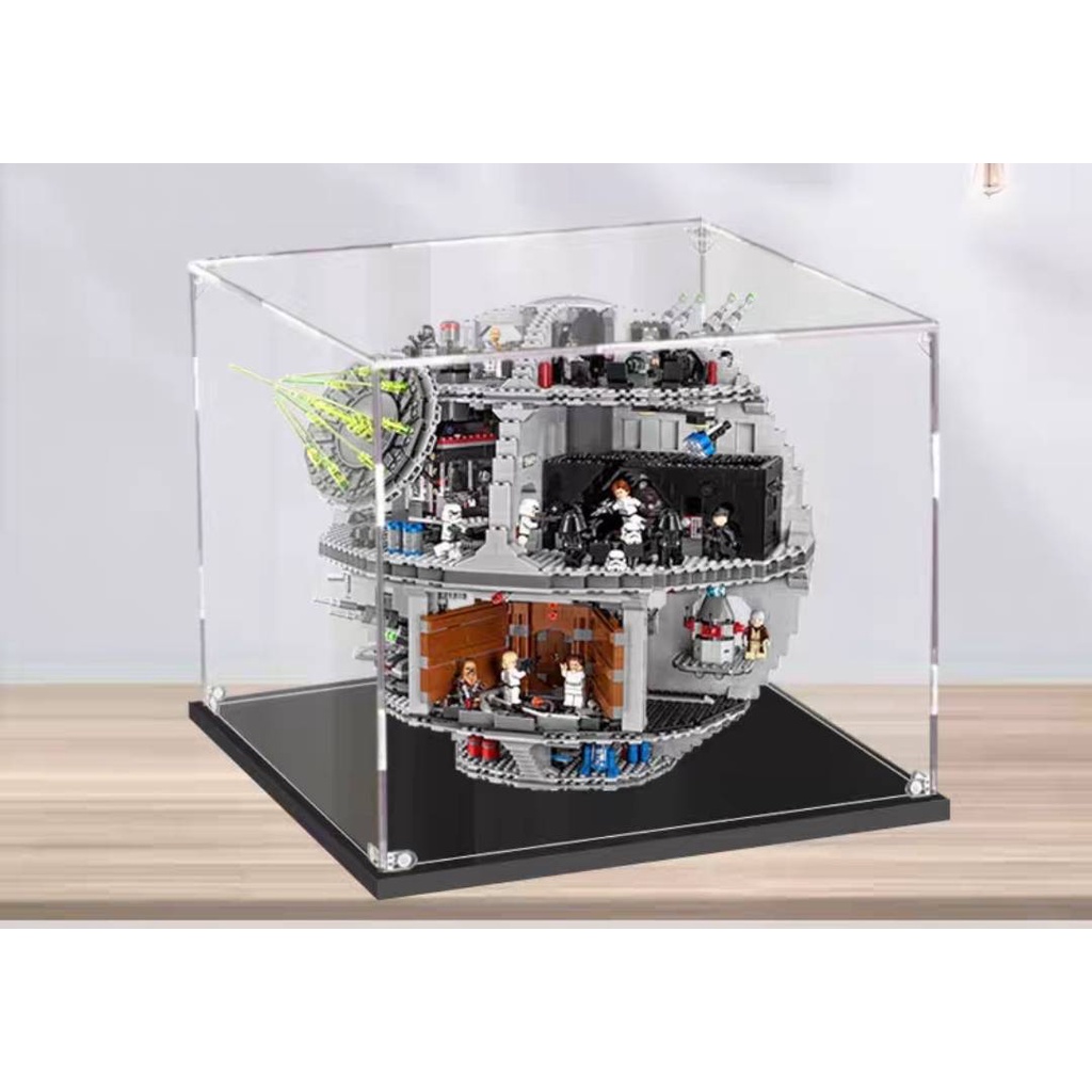 กล่องเคสโชว์อะคริลิค 10188 STAR WARS 75159 Death Star (เฉพาะกล่องเคสโชว์ รุ่นไม่มีบล็อค)