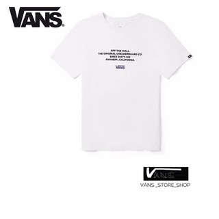 เสื้อยืดVANS VANCE COUPLES SHORT SLEEVED T-SHIRT WHITE สินค้ามีประกันแท้เรียบง่าย