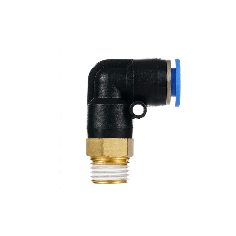 ” PL ” Pneumatic Fittings ข้อต่อลม ข้อต่องอ 90 องศา (เกลียวนอก) ราคา ถูกที่สุด ดีลบีเคเค แกลเลอรีภาพที่ 4