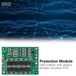 ShiZi บอร์ดป้องกันแบตเตอรี่ Li-3 พอร์ต 60A Li`Ion Dc12.6V