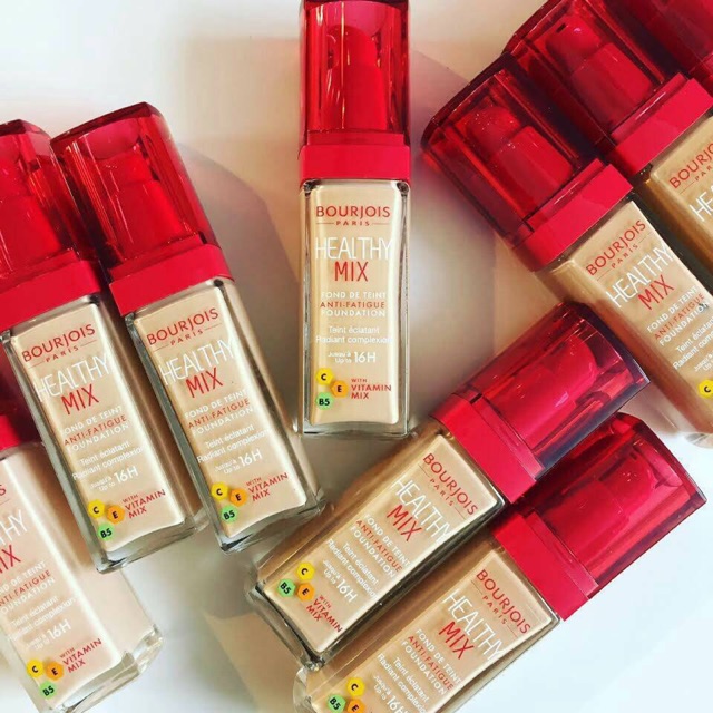 #Bourjois Healthy Mix Foundation 30 ml. รุ่นใหม่. Made In France