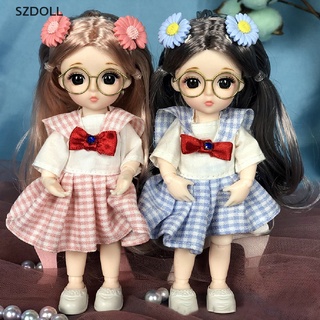 [cxSZDOLL]  16-18cm Doll Clothes Skirt Suit For OB11 Doll Dress Up Accessories Girls Toy  DOM