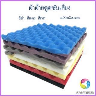 Eos Center ฟองน้ำดูดซับเสียง  สตูดิโอการบันทึกเสียง  แผ่นซับเสียง 12 slot sound-absorbing cotton