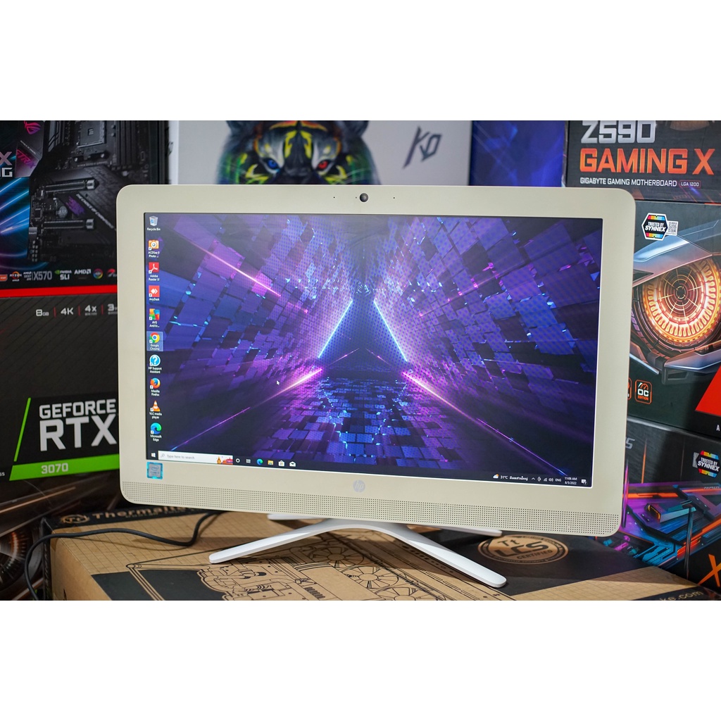 คอมมือสองพร้อมใช้ All in one HP i3-7100