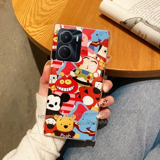 Ready Stock Cartoon Casing for OPPO A77s A77 5G A57 A96 A76 4G เคส Soft TPU Shockproof Protective Phone Case เคสโทรศัพท Color Baby Elephant Phone Back Cover