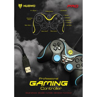 Nubwo NJ-25 Gaming Joy Controller จอยเกมมิ่ง สำหรับคอมพิวเตอร์