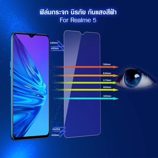 ฟิล์มกระจก นิรภัย เต็มจอ กาวเต็ม เรียวมี 5 / 5เอส / 5ไอ / 6ไอ Tempered Glass Screen For Realme 5 / 5i / 5s / 6i