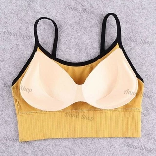 สายเดี่ยวสปอร์ตบรารุ่นเว้าหลังเซ็กซี่เบาๆฟรีไซส์ 32 - 38ใส่ได้ A49