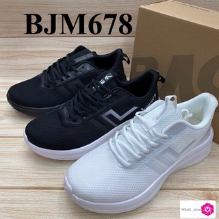 Baoji BJM 678 รองเท้าผ้าใบชาย 41-45 สีดำ/ดำขาว/ขาว/น้ำตาล ซส