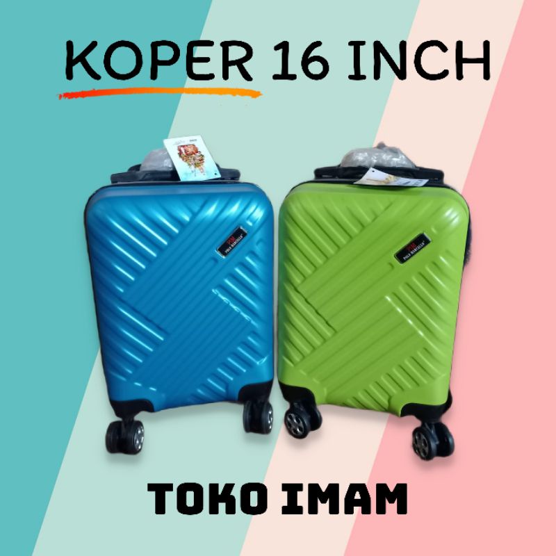 กระเป๋าเดินทางไฟเบอร์16นิ้ว-กระเป๋าเดินทางห้องโดยสาร
