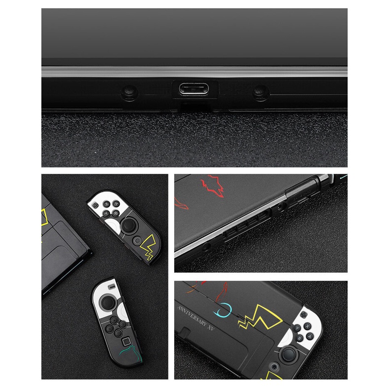 เคสแข็ง ลาย Mario Zelda CyberPunk Pikachu สําหรับ Nintendo Switch Oled