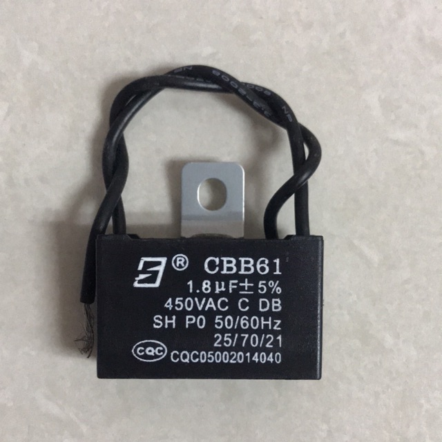 คาปาซิเตอร์ 1.8uf 450V Capacitor พัดลม