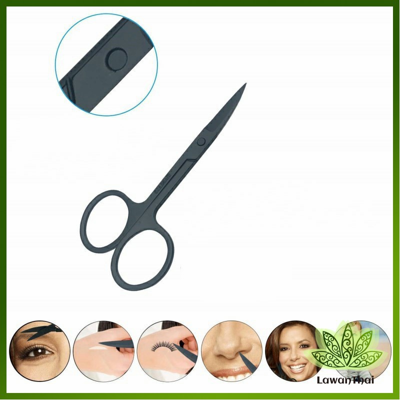 Lawan กรรไกร ตัดขนจมูก  ตัดเล็ม ตัดขนคิ้ว สแตนเลส  ใช้ได้หลายอย่าง beauty scissors ราคา ถูกที่สุด ดีลบีเคเค แกลเลอรีภาพที่ 3