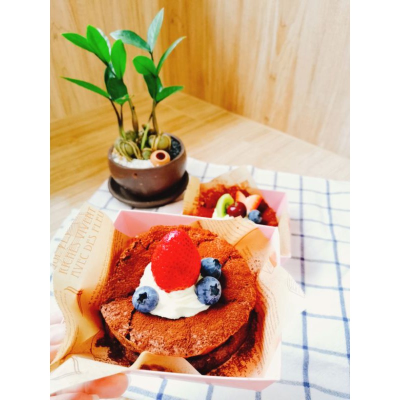 เค้กช็อกโกแลต​ไร้​แป้ง​ 390​ (1/2​ pound)​