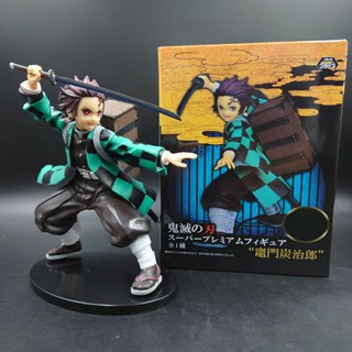 โมเดล ทันจิโร่ ดาบพิฆาตอสูร Kimitsu No Yaiba  พร้อมกล่อง สูง 17Cm. งานสวย ราคาถูก เก็บเงินปลายทางได้