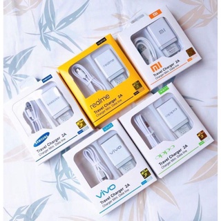 ที่ชาร์จเดินทาง A82 แบรนด์ 1 usb micro &amp; Type-C 2.1A