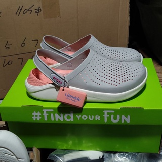 รองเท้าแตะลำลองแฟชั่น สไตล์ Crocs LiteRide Clog  สุดฮิต น้ำหนักเบา ใส่สบาย