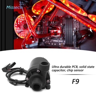 Missece F9 12V ปั๊มน้ํา Molex 4 Pin เชื่อมต่อสําหรับระบบระบบทําความเย็น Cpu Pc 9W