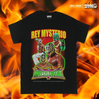 เสื้อยืดผ้าฝ้ายพิมพ์ลายแฟชั่น ถูกสุดๆเสื้อยืด ลาย SMACKDOWN REY MYSTERIO สไตล์วินเทจ 619 MERCH UNISEX WWE TEESรหัสเต็ม