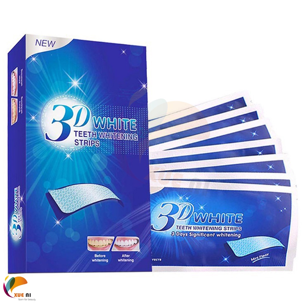 14 TEETH WHITENING STRIPS ร้อน 14 ฟันไวท์เทนนิ่งแถบ Home Dental Bleaching Whiter เครื่องมือที่มีประโ
