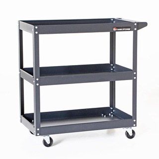 Metal Tool Cart รถเข็นเครื่องมือช่าง รถเข็นอุปกรณ์ รถเข็นเหล็ก 3 ชั้น รับน้ำหนักได้ 200 kg 36x73x74cm