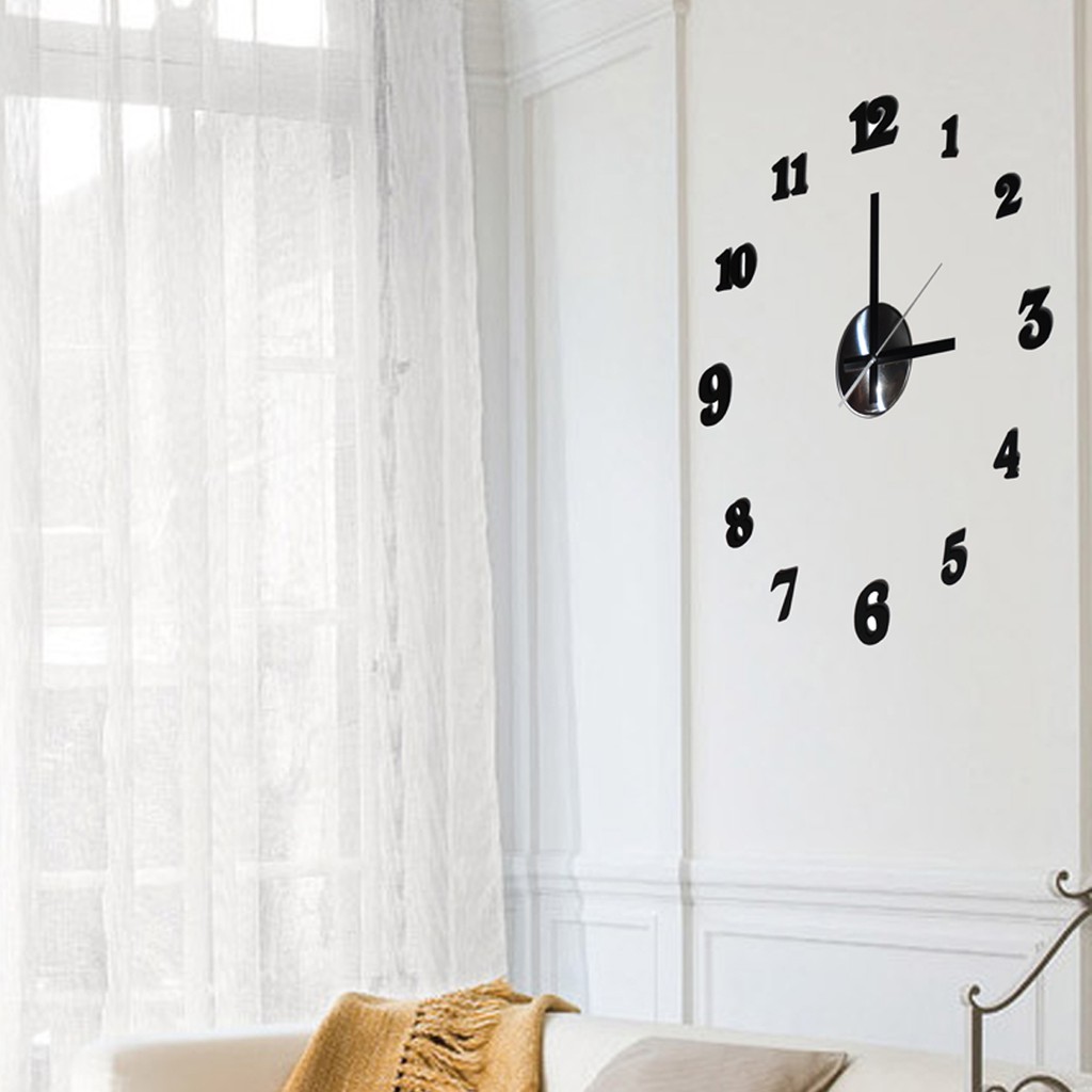นาฬิกา DIY WALL SLIENT DECORATION