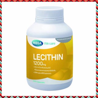 Mega Lecithin เมก้า วีแคร์ เลซิติน 1200 มิลลิกรัม 100 แคปซูล