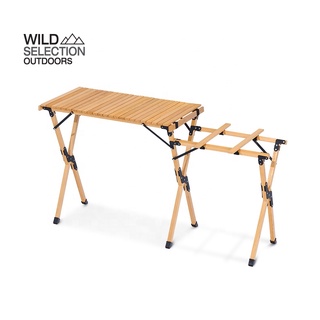 โต๊ะ ไม้  Naturehike โต๊ะพับ อุปกรณ์แคมป์ปิ้ง Outdoor Kitchen Egg Roll Table NH21JJ005