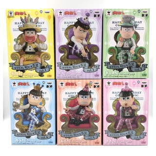 [ Osomatsu-san / โอโซมัตสึซัง ] ฟิกเกอร์ โมเดล DXF โอโซมัตสึ ครบเซ็ต มือสอง