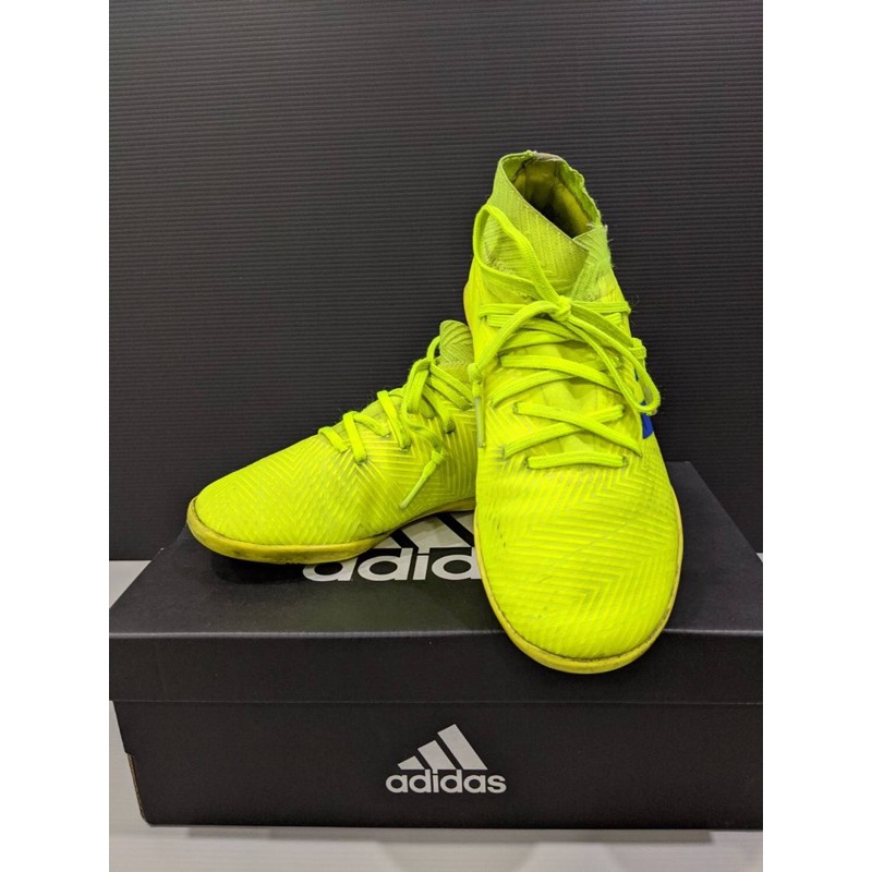 รองเท้าสตั๊ดเด็ก มือ2 Adidas NEMEZIZ 18.3 TF J ของแท้ ไซส์13K รองเท้าฟุตบอลเด็กมือสอง รองเท้าฟุตบอล100ปุ่มเด็ก หญ้าเทียม