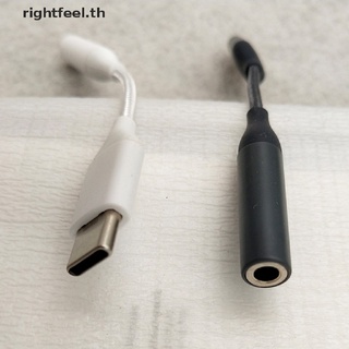 Rightfeel.th สายเคเบิลแจ็คหูฟัง Type C 3.5 สําหรับอะแดปเตอร์หูฟัง USB เป็น 3.5 มม.