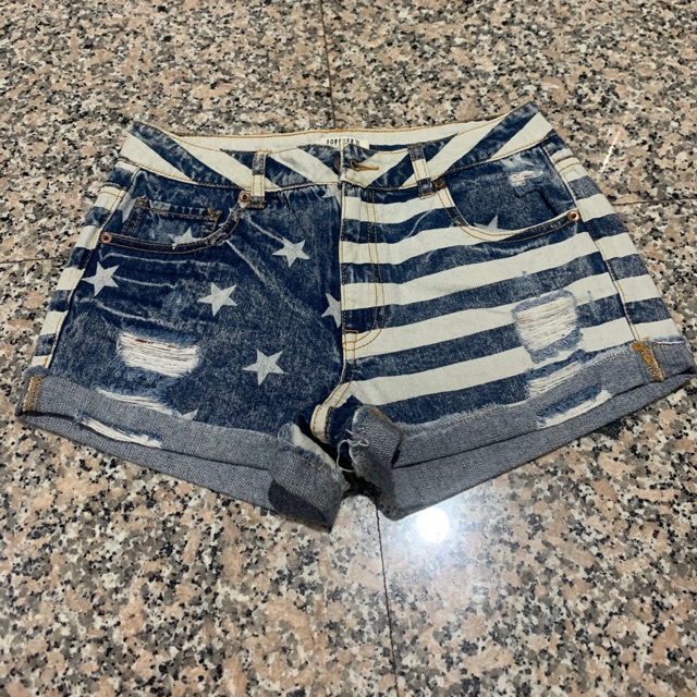กางเกงยีนส์ ขาสั้น Forever 21 มือสอง