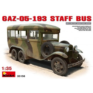 MiniArt 1/35 MI35156 GAZ-05-193 STAFF BUS