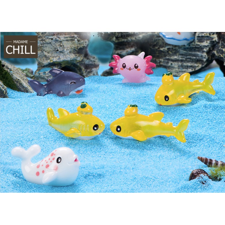 [MC806] ตุ๊กตุ่นจิ๋ว สัตว์ทะเลแสนน่ารัก (1 ตัว ราคา 12 บาท)