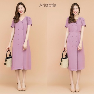 Basic Button Dress