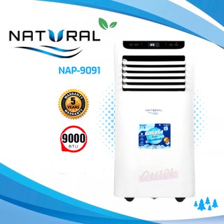 ประหยัดไฟ แอร์รุ่นใหม่ Natural 9,000 BTU Model 9090