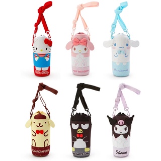 กระเป๋าใส่ขวดน้ํา ขนาดใหญ่ แบบพกพา ให้ความอบอุ่น ลาย Sanrio Melody Gemini Katie Kuromi สําหรับสุนัขพุดดิ้ง