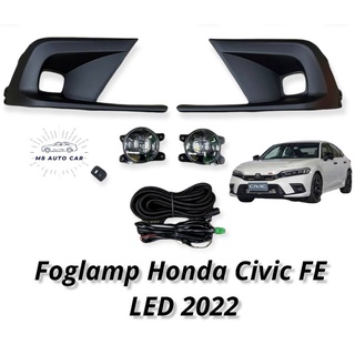 ไฟตัดหมอก CIVIC FE 2021 2022 สปอร์ตไลท์ ฮอนด้า ซีวิค fe foglamp honda civic fe led 2021 2022