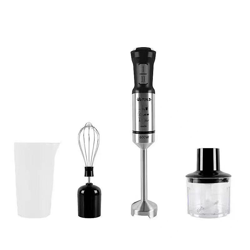 4 In 1 Hand Blender Set Pengisar Pegang Tangan Electric Blander Stick Mixer Chopper ชุดอาหารเด็ก