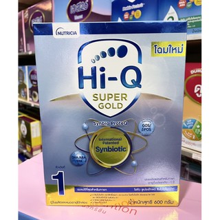 HI-Q Super Gold ไฮคิว ซูเปอร์โกล สูตร 1 นมผง สำหรับ เด็กแรกเกิด - 1ปี 600 กรัม