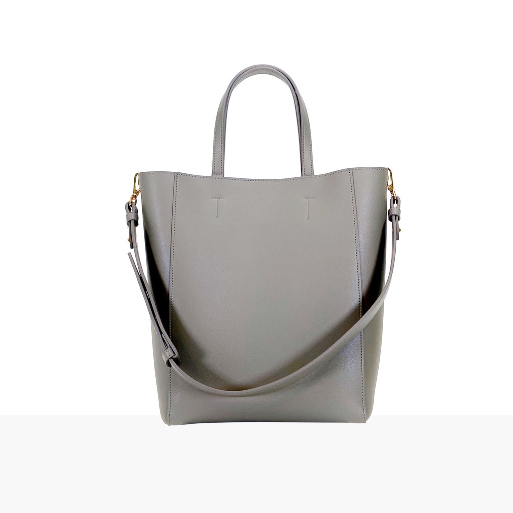 knack.bag -Tote bag (L) - Gray (สีเทา) กระเป๋าถือกระเป๋าสะพาย