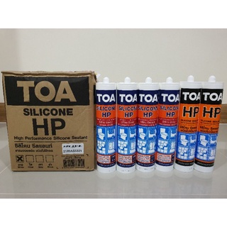 ทีโอเอ ซิลิโคน ซีลแลนท์ เอชพี ชนิดไม่เป็นกรด สีใส TOA SILICONE Sealants HP ไม่กรด อุดรอยรั่ว