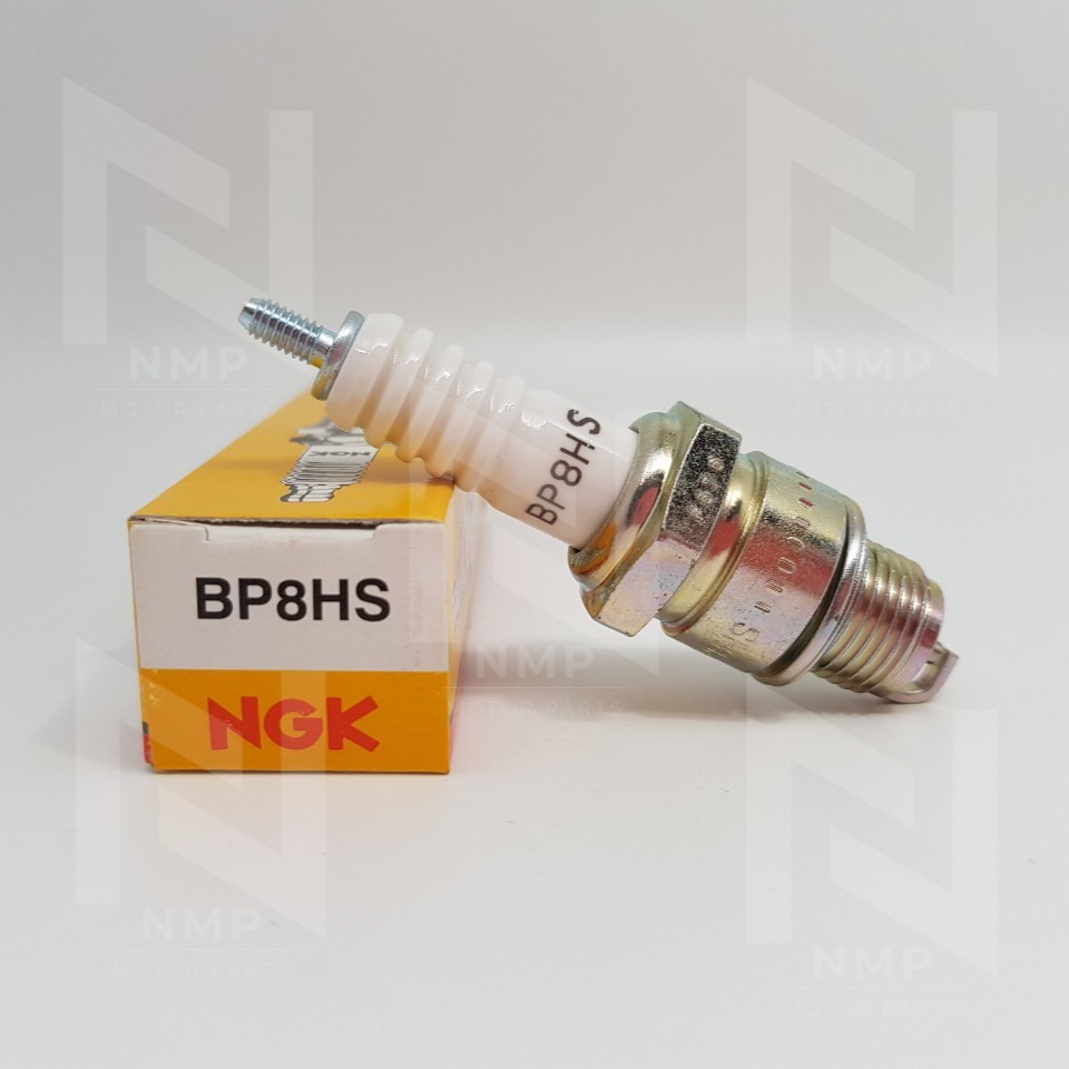 หัวเทียน รุ่น TRS ,TRZ ,CRYSTAL ,ROYAL ,SWING ,AKIRA ,COOL ,FLASH ,RGV ,RXK เบอร์ BP8HS แท้ NGK SPARK PLUG