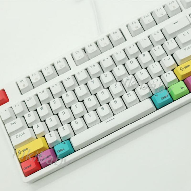 for Mac/WIN Mechanical Keyboard Keycaps OEM Profile PBT CMYK Modifiers 10 for Ke
