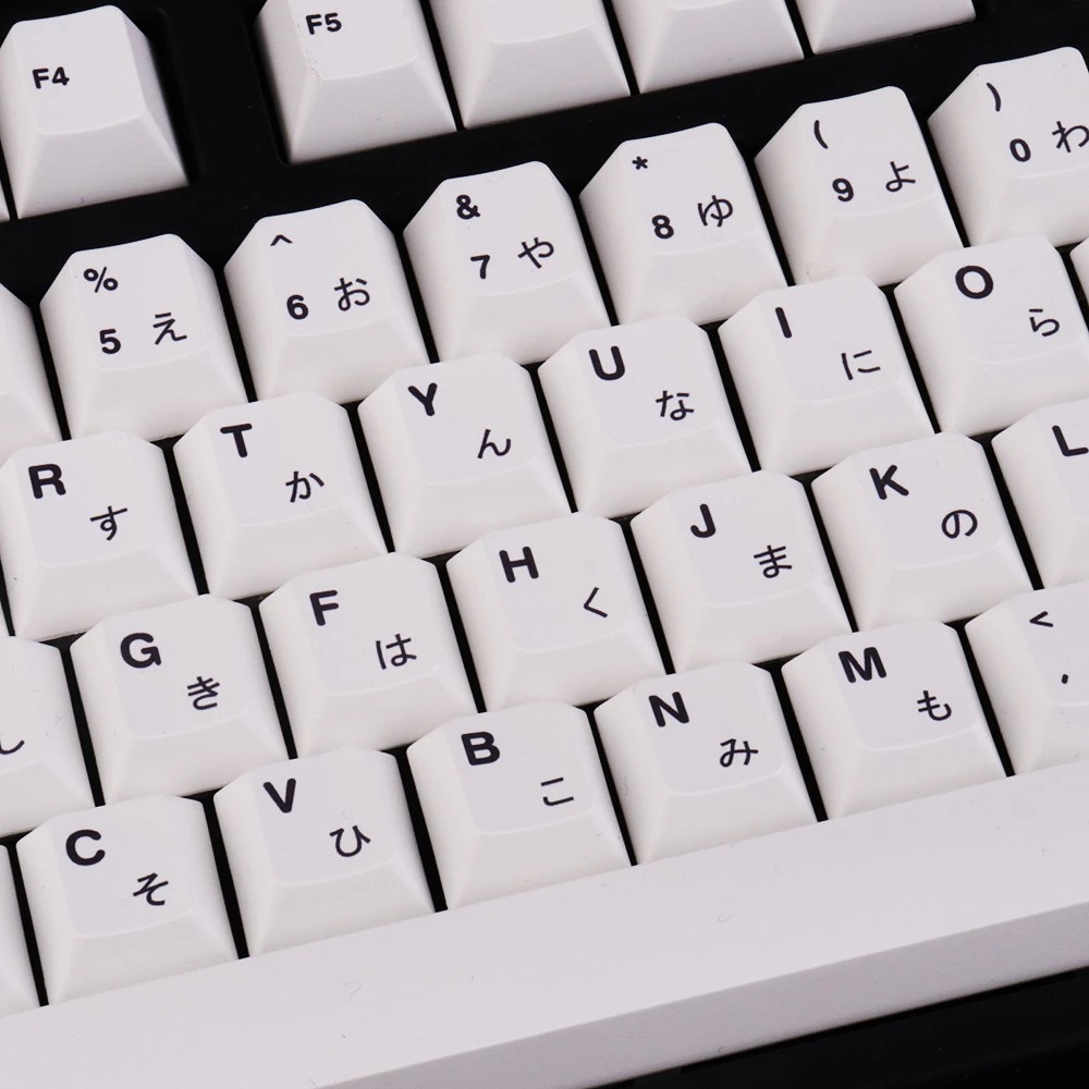 ไทยPbt 135 คีย์ Cherry ความสูง DYE-SUB Keycaps Minimalist สีขาวสีเทาสีแดงสไตล์ธีมญี่ปุ่นไทยภาษาอังกฤษ Keycap เหมาะสําหรับคีย์บอร์ดเครื่องกล