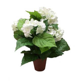 ต้นดอกไฮเดนเยียประดิษฐ์45 ซม. สีขาว ARTIFICIAL HYDRANGEA LALA HOME 45CM WHITE