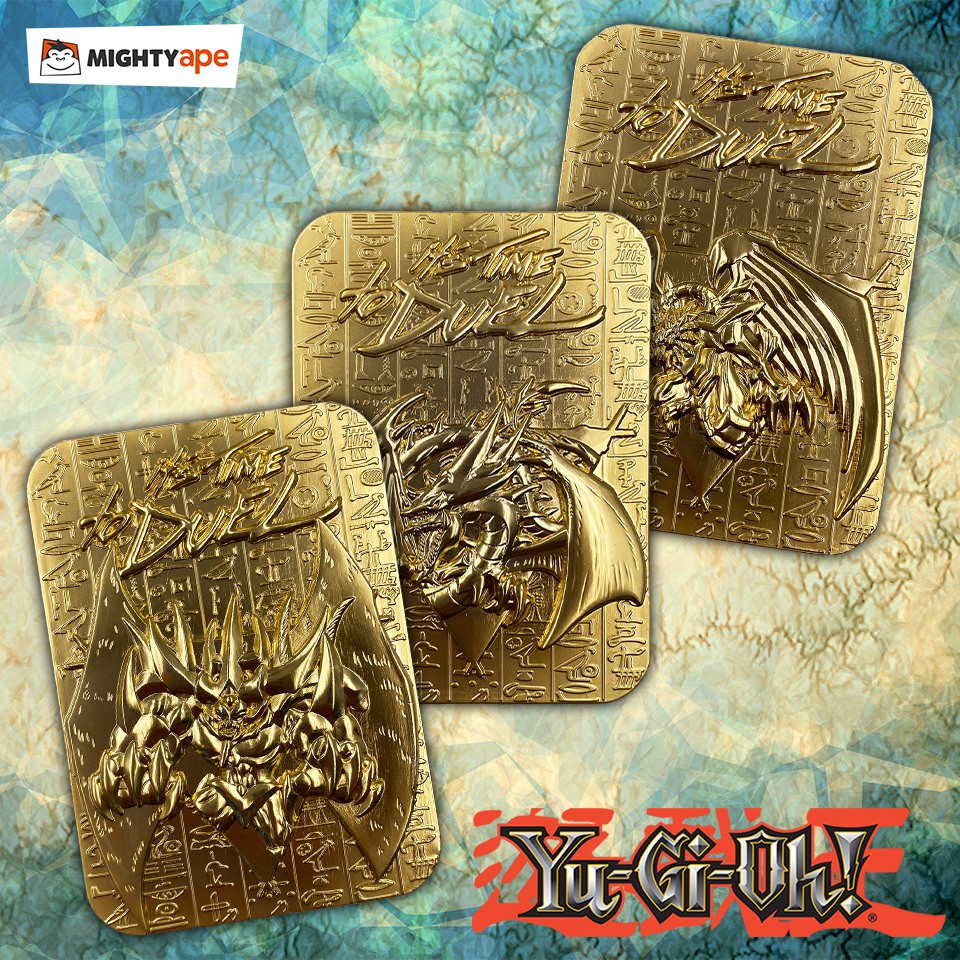 Yu-Gi-Oh! Set of 3 God - Obelisk / Osiris / Ra 24K Gold Metal Plated ***ทางร้านขายแต่ของแท้เท่านั้น*