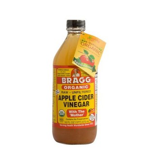 Bragg Apple Cider Vinegar 473ml  แบรกก์น้ำส้มสายชูแอปเปิ้ลไซเดอร์ 473 มล