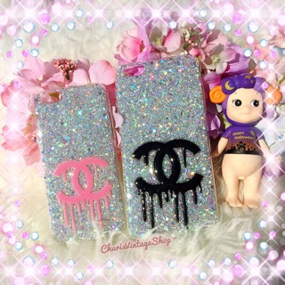 เคสกากเพชรวิ้งๆลายชาแนล ทำได้ทุกรุ่นค่ะ